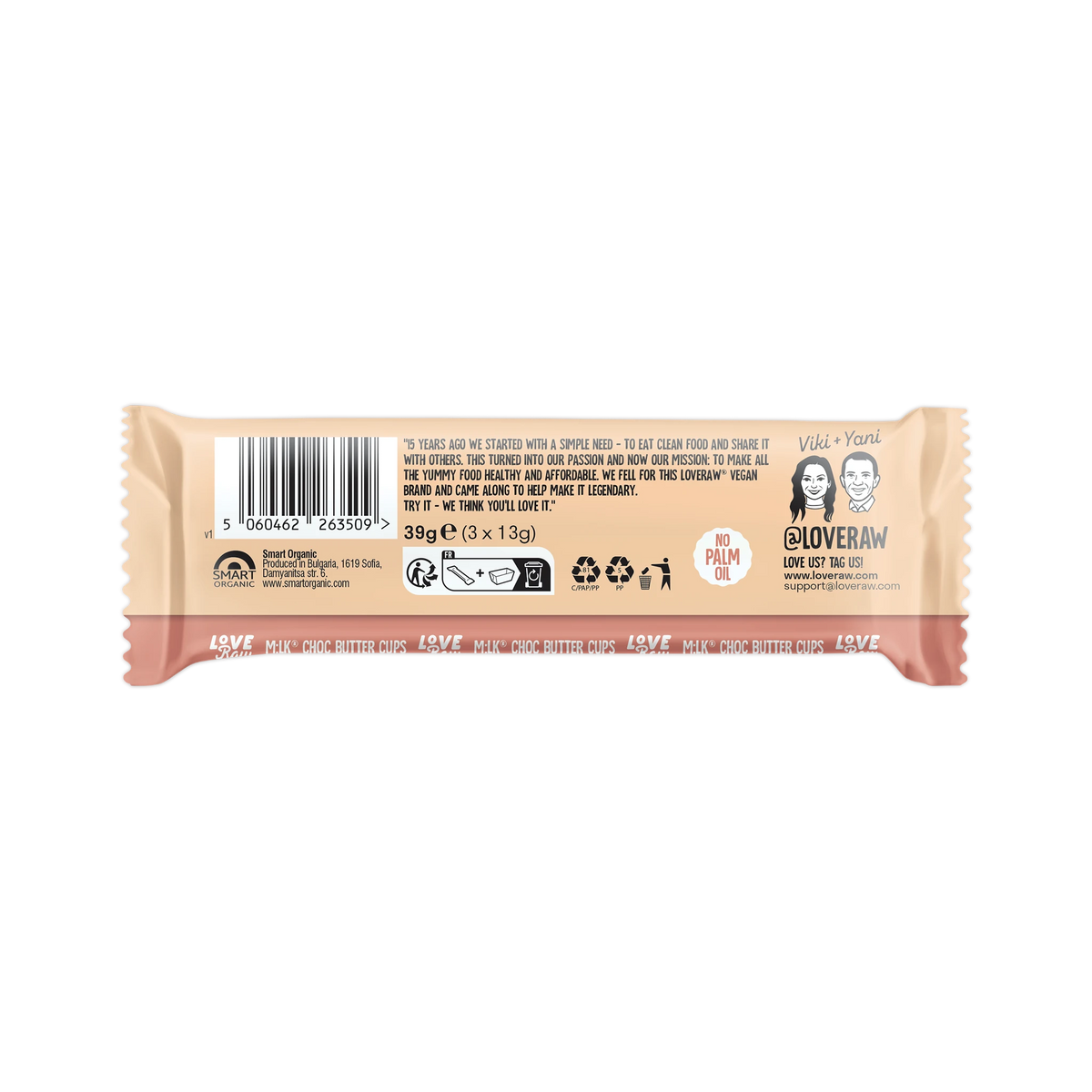 M:lk Choc Almond Butter Cups Box