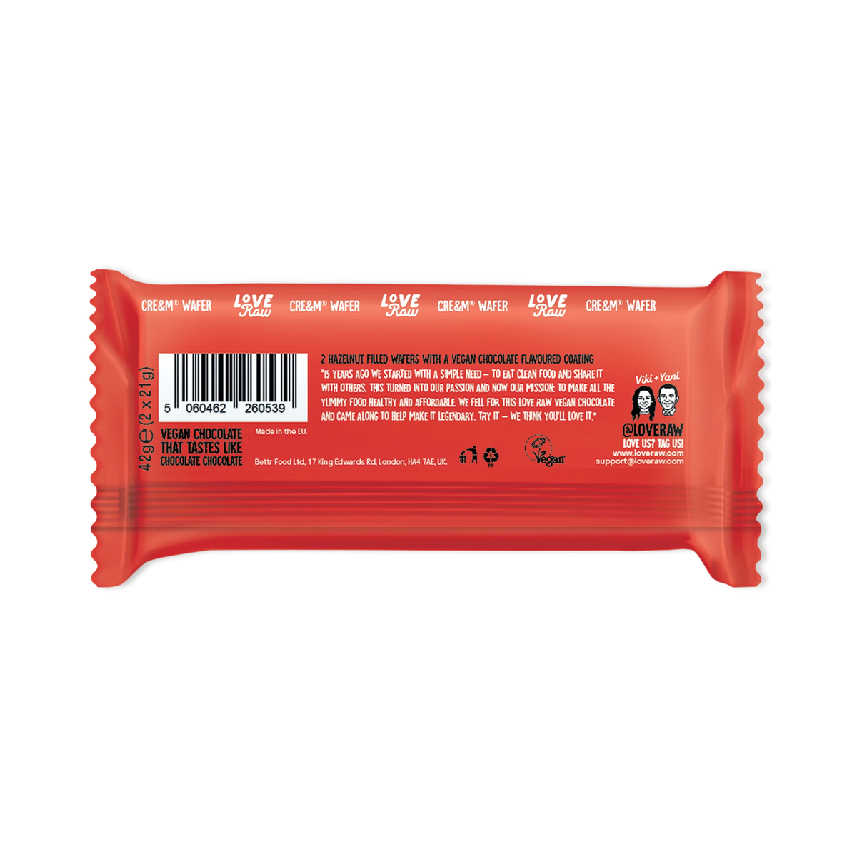 M:lk Choc Cre&m Wafer Bar Box