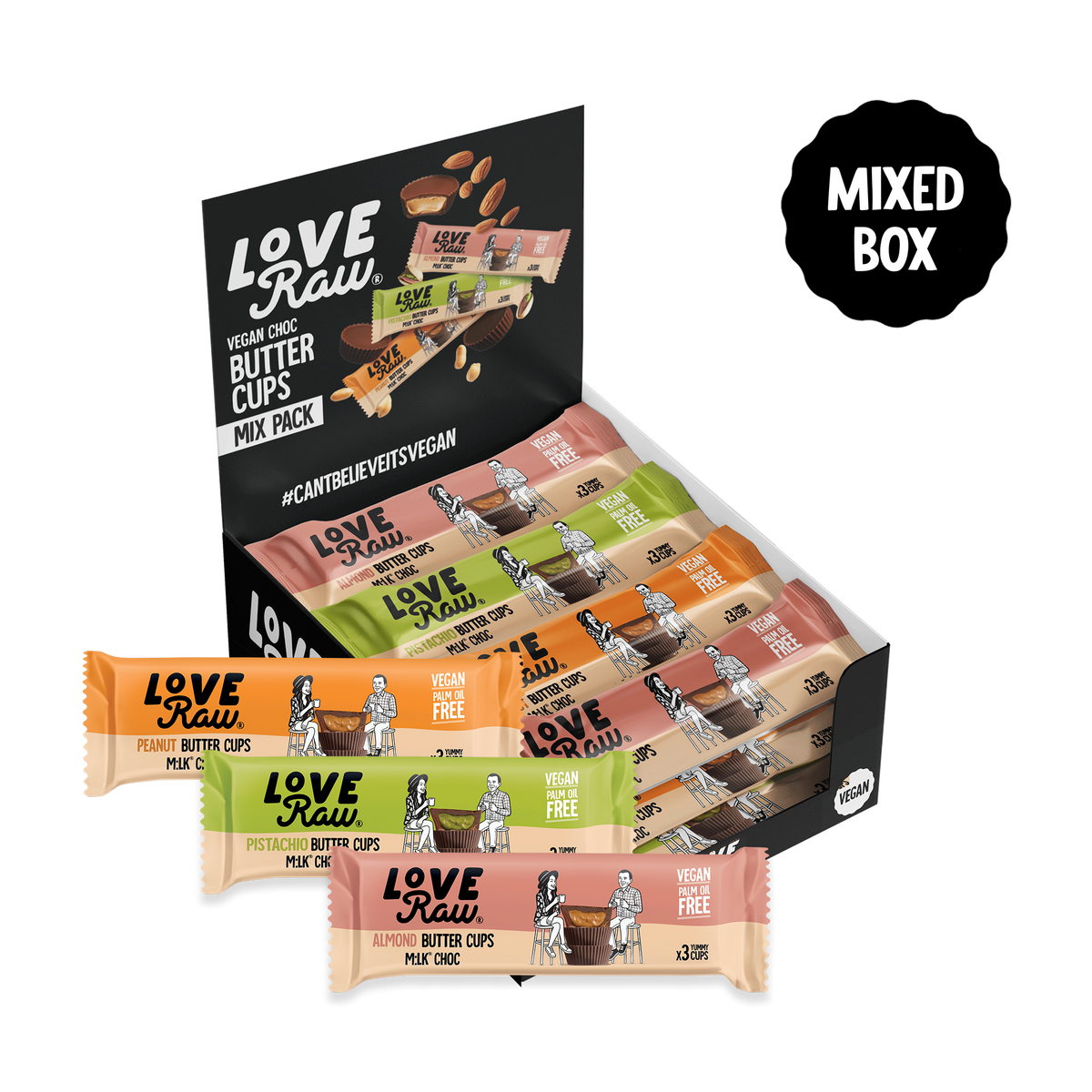 Butter Cups Mixed Box 12x39 g