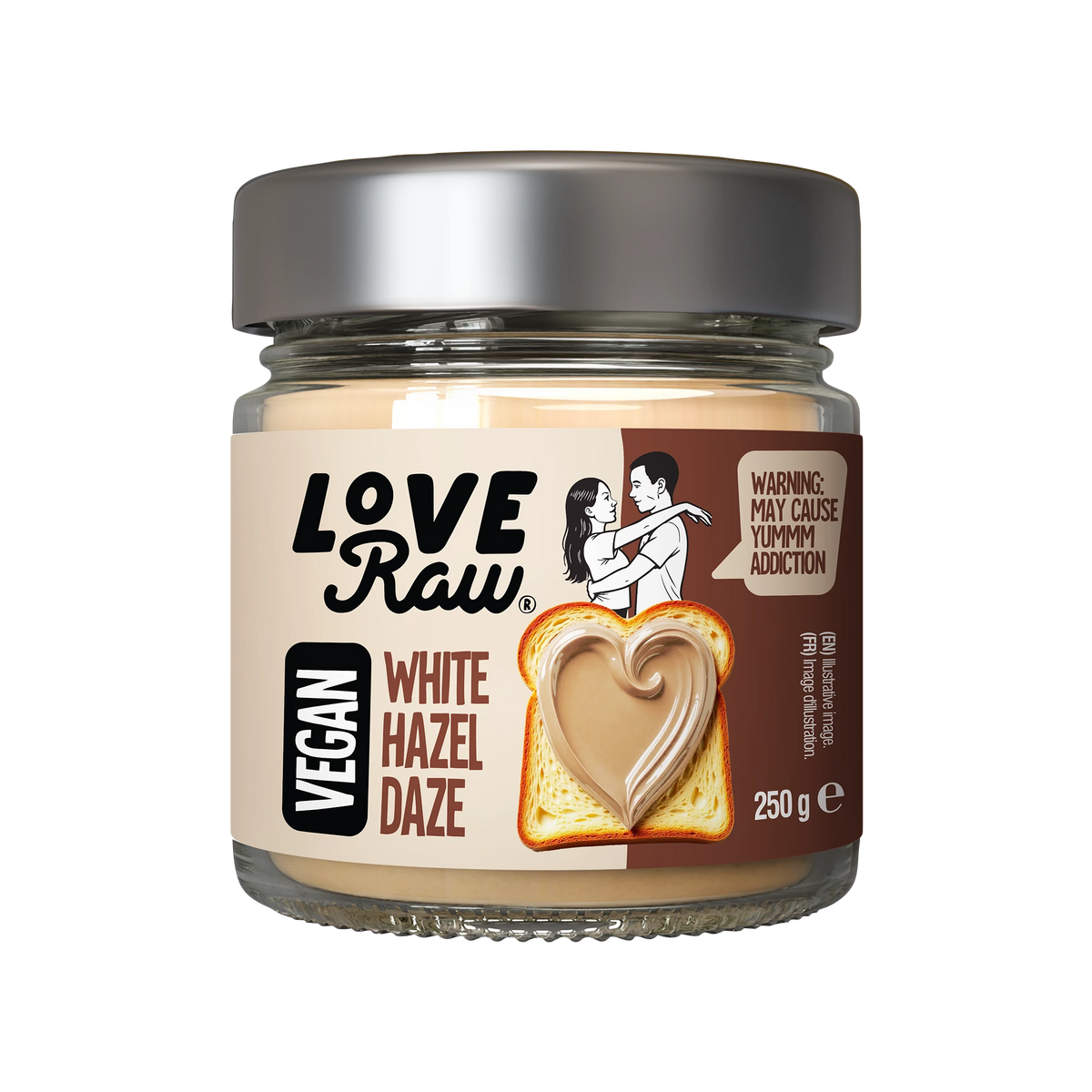 Vegan White Hazelnut Spread 'White Hazel Daze' 250 g
