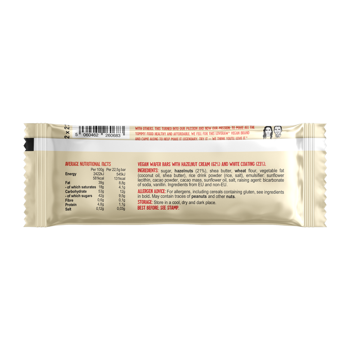 White Choc Cre&m Wafer Bar Box