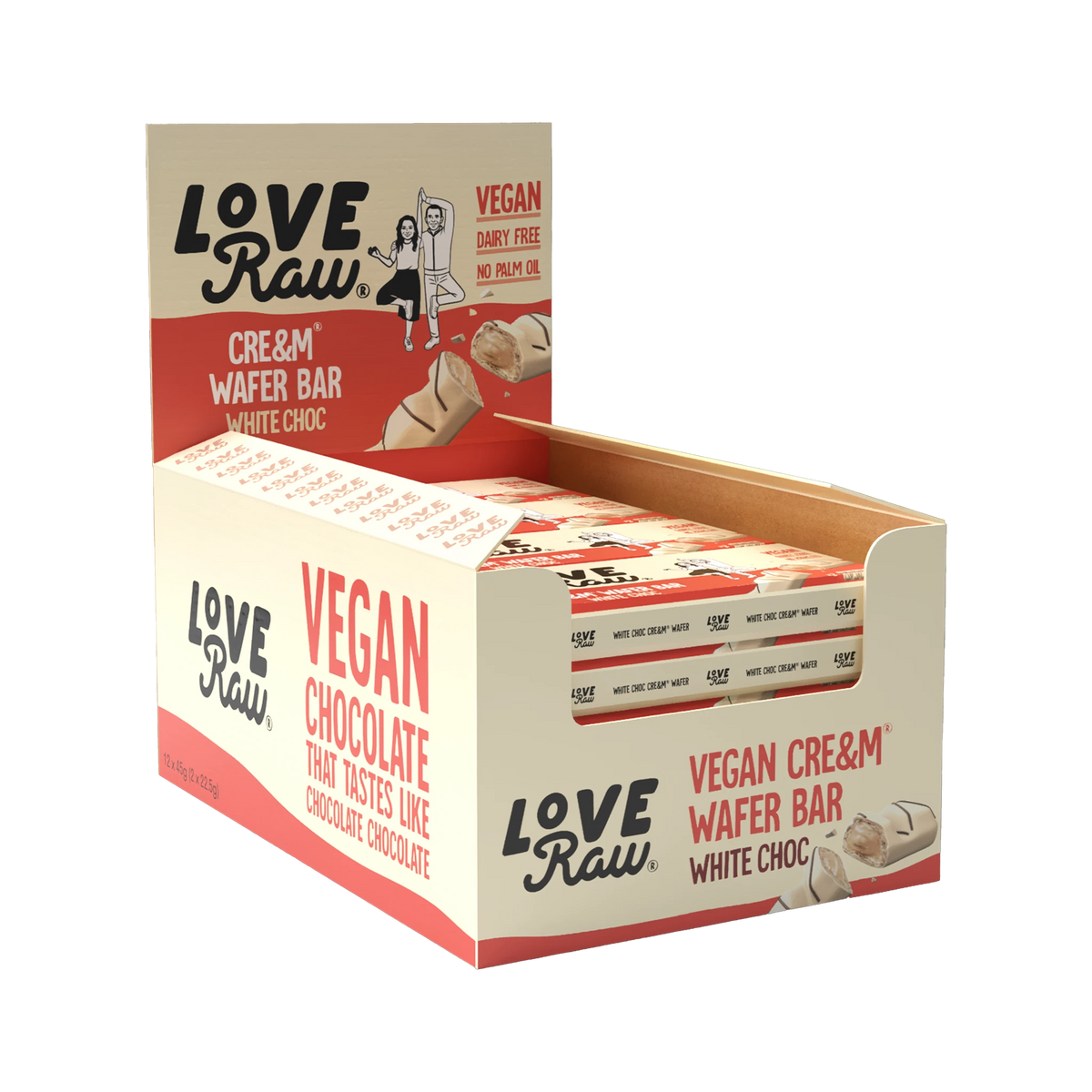 White Choc Cre&m Wafer Bar Box