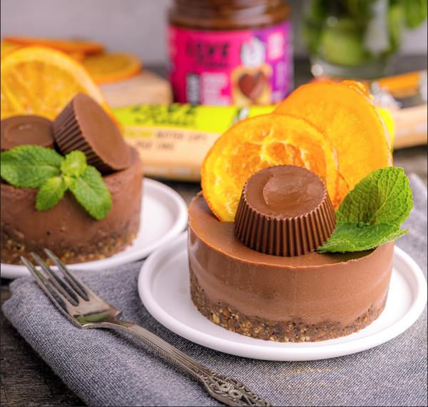 Silky Choc-Orange Mini Raw Cakes