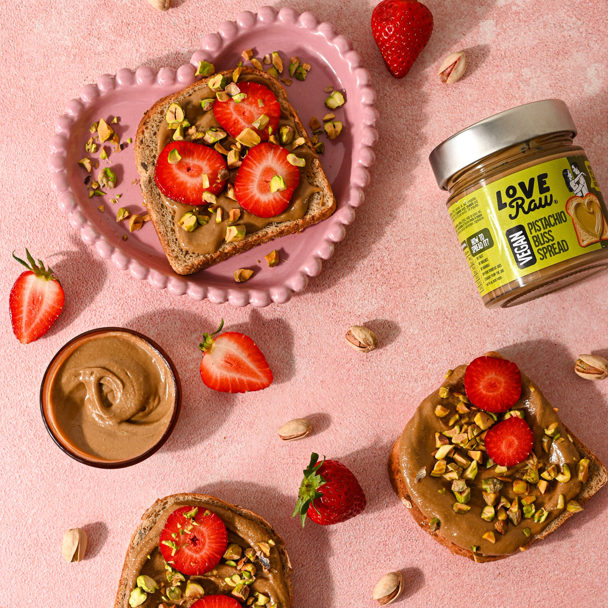 Vegan Pistachio Spread 'Pistachio Bliss' 250 g LoveRaw