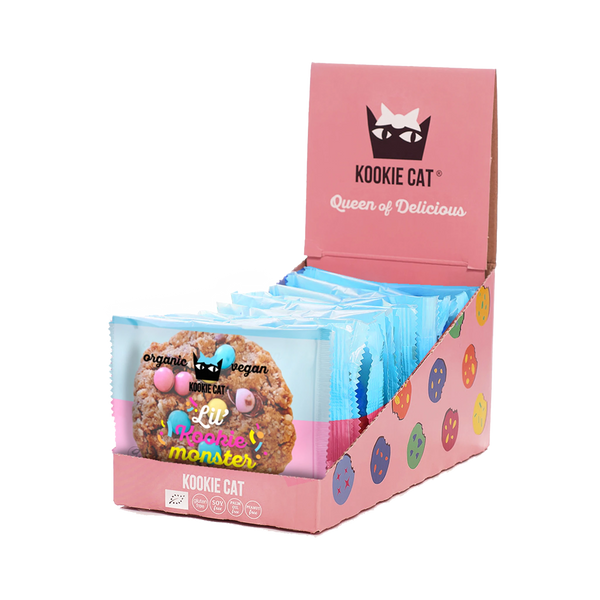 Kookie Cat Vanilla & Colourful Candies Cookie Box