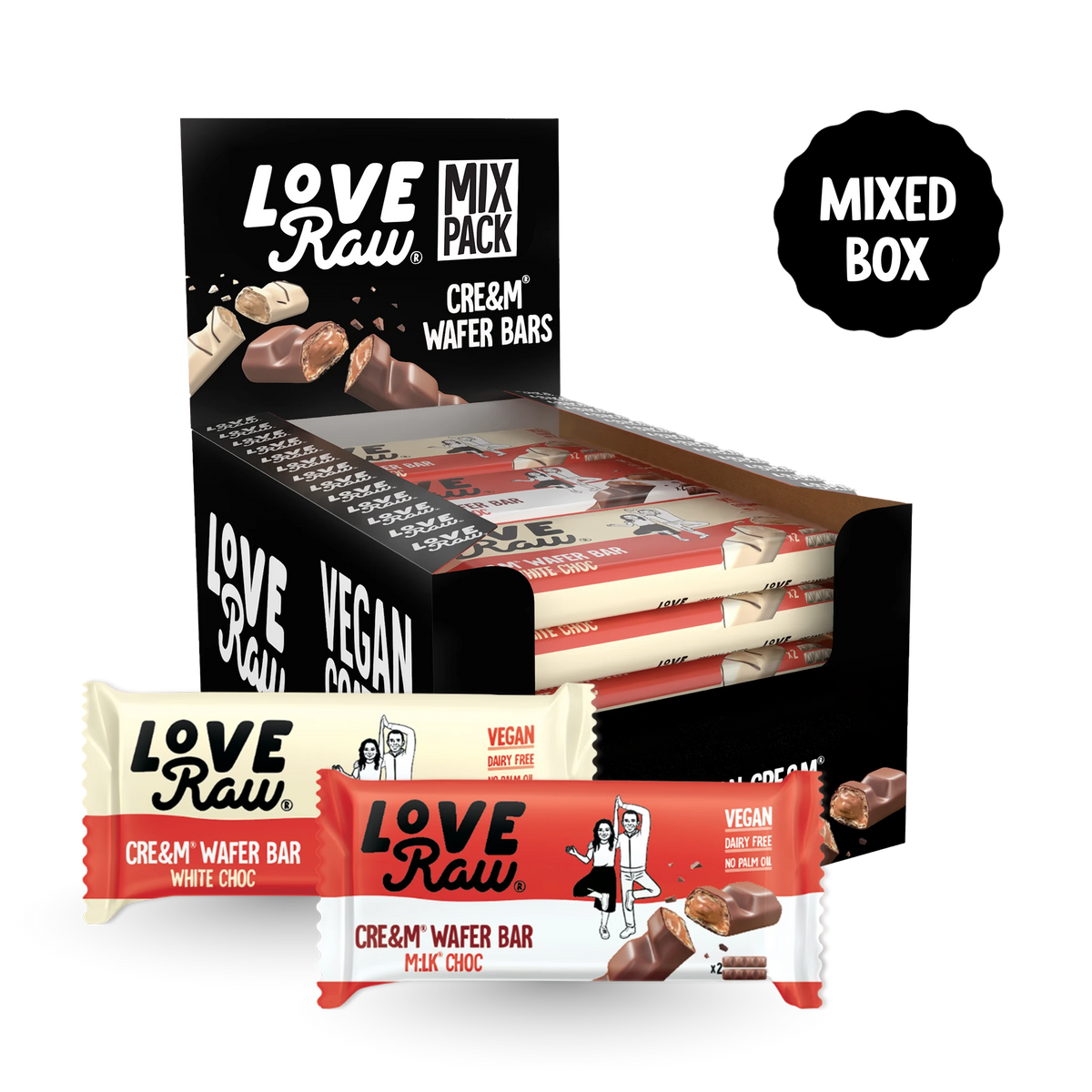 Wafer Bars Mixed Box 12x43/45 g