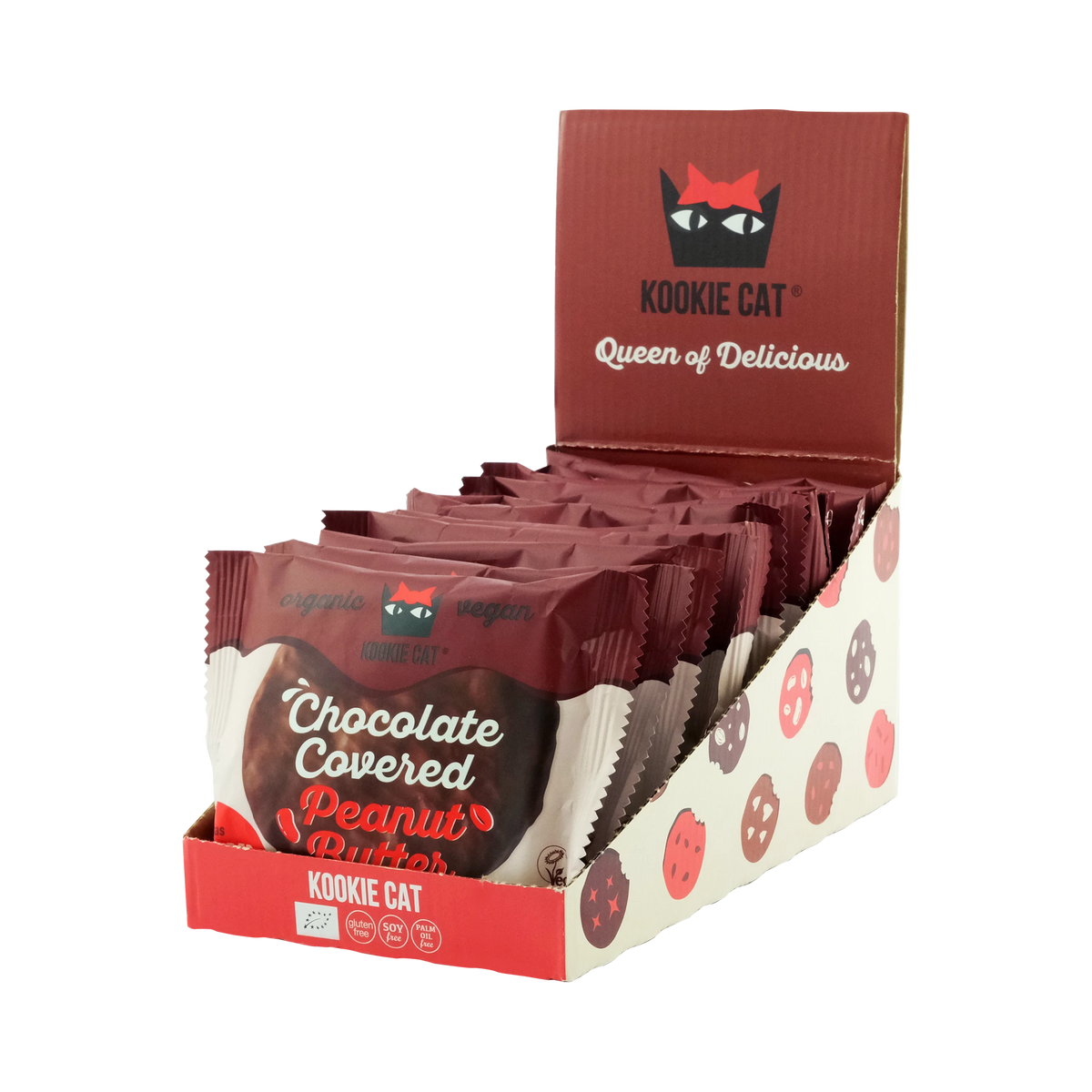 Kookie Cat Chocolate & Peanut Butter Cookie Box