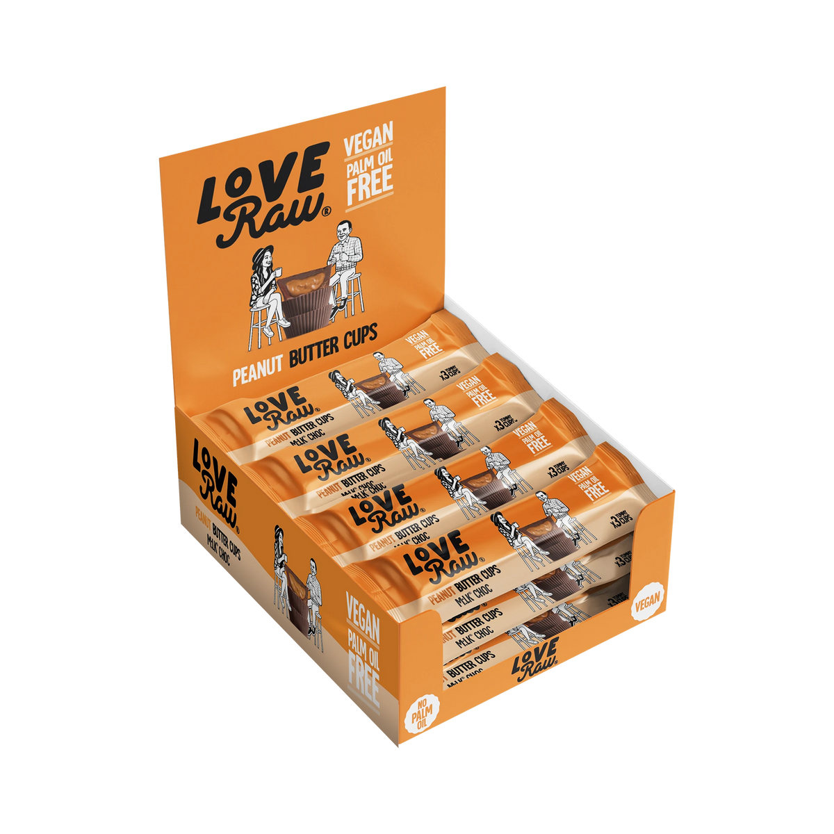 M:lk Choc Peanut Butter Cups Box