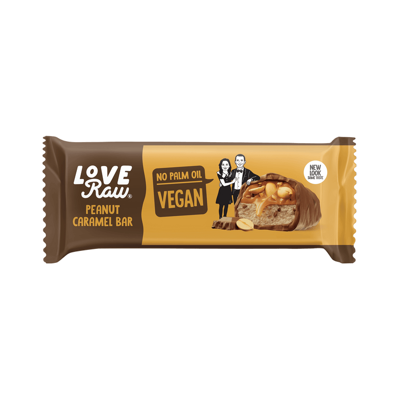 Peanut Caramel Bar Box M:lk Choc 12x40 g LoveRaw