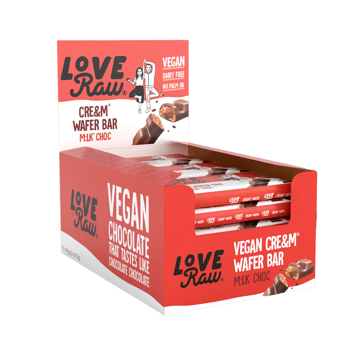 M:lk Choc Cre&m Wafer Bar Box