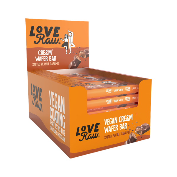 Salted Peanut Caramel Cre&m Wafer Bar Box