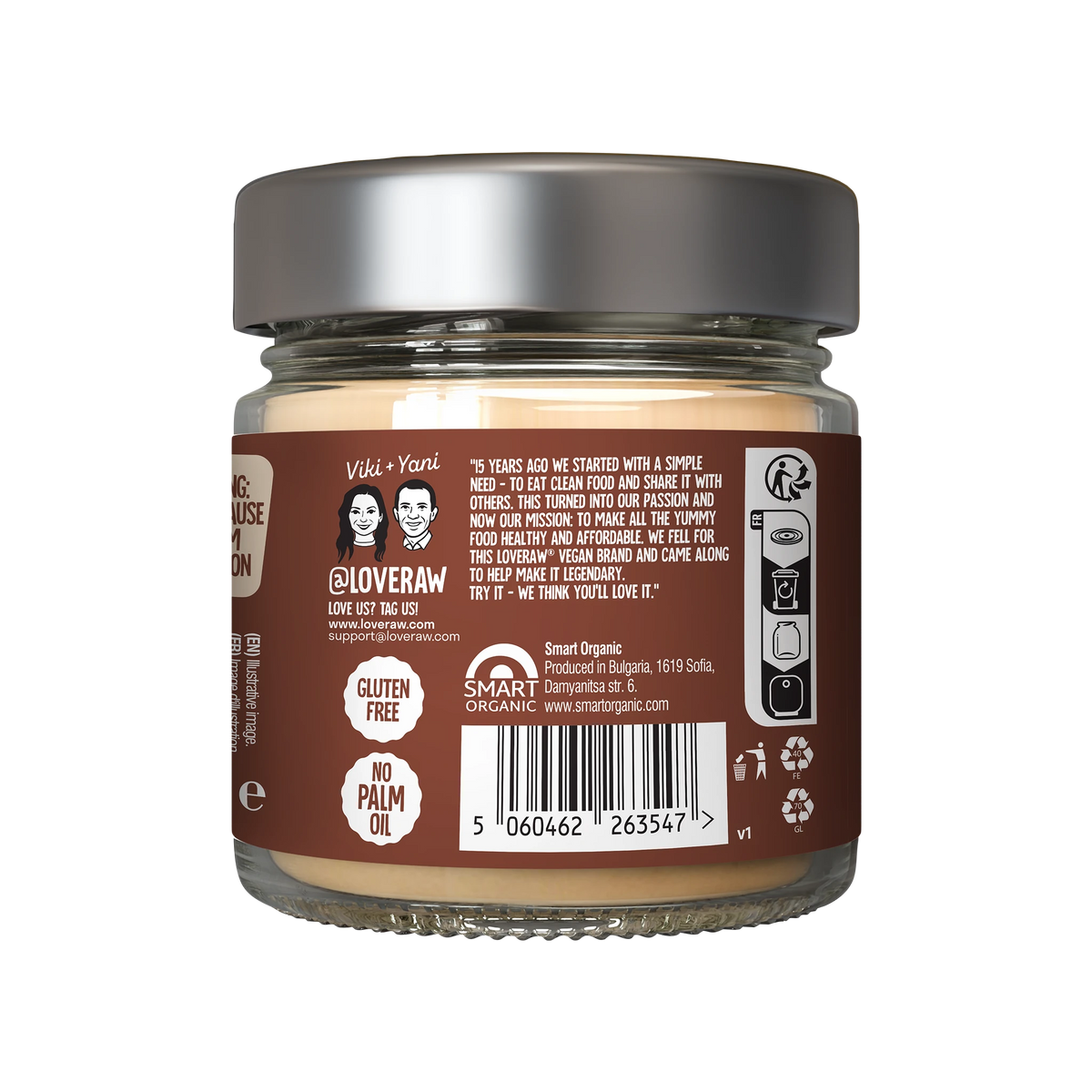 Vegan White Hazelnut Spread 'White Hazel Daze' 250 g