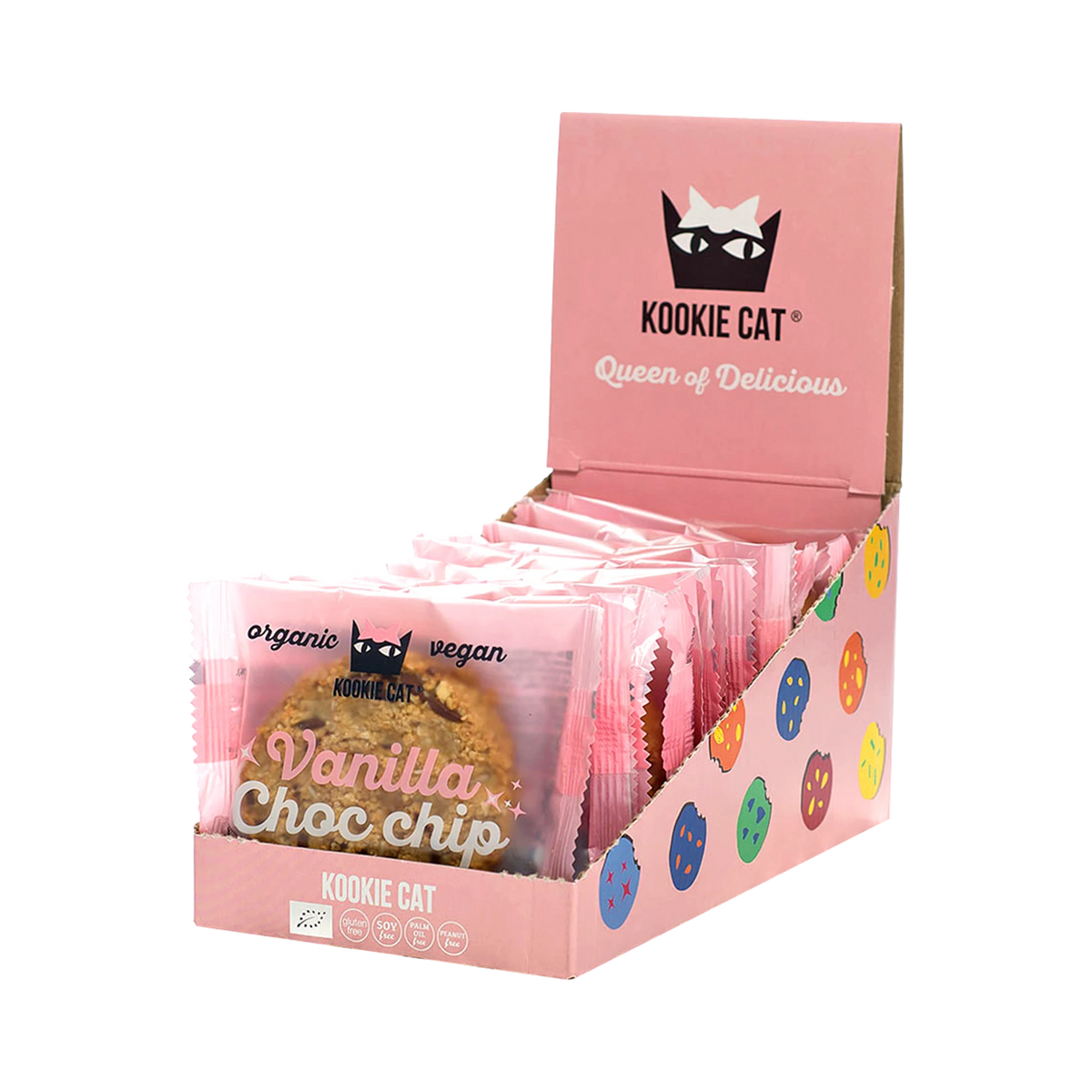 Kookie Cat Vanilla Choc Chip Cookie Box