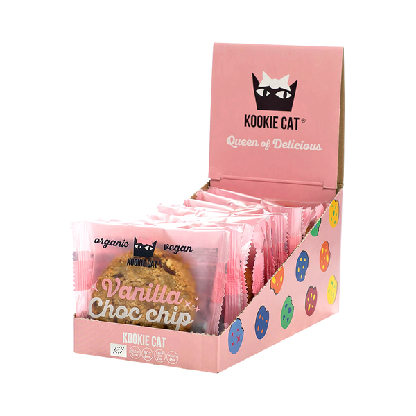 Kookie Cat Vanilla Choc Chip Cookie Box