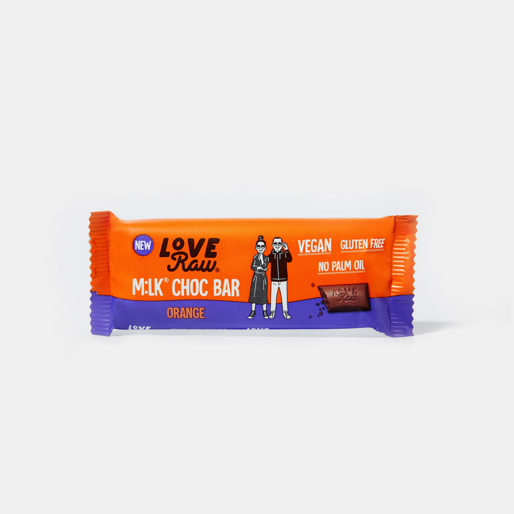 Orange M:lk Choc Bars - 20 Pack