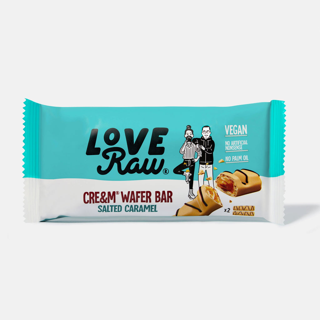 Salted Caramel Cre&m Wafer Bars - 12 Pack