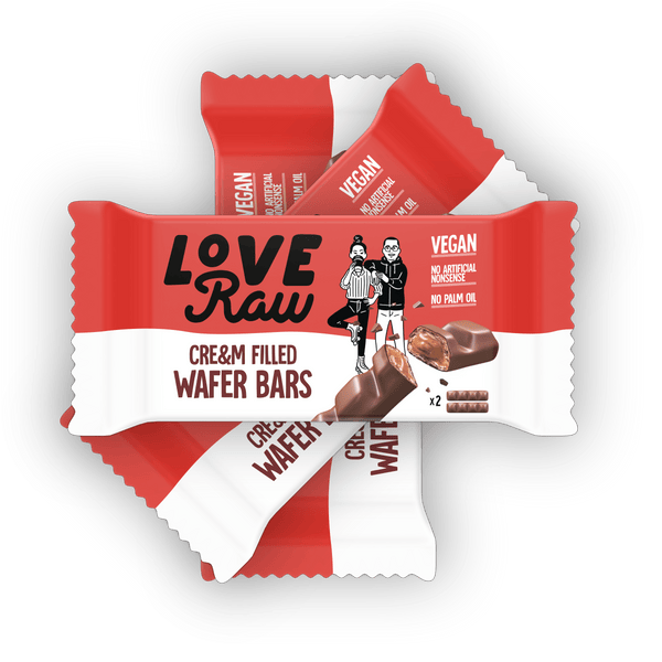 LoveRaw Cre&m Wafer Bars