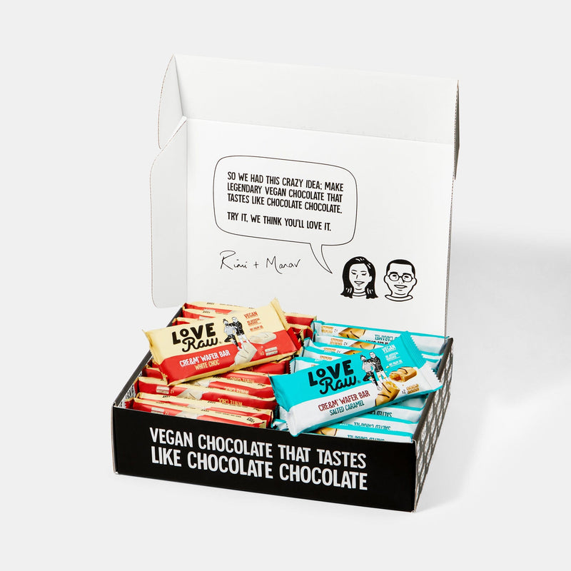 White Choc & Salted Caramel Cre&m® Wafer Bars